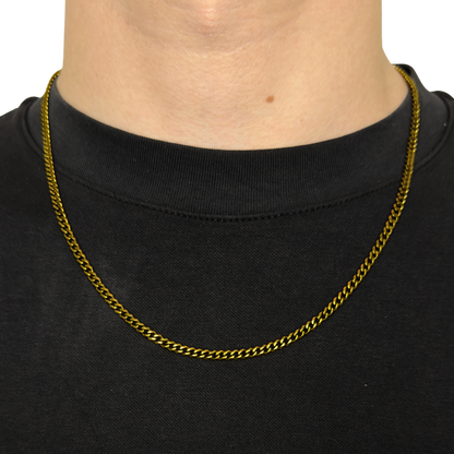 Łańcuszek Cuban link 3mm